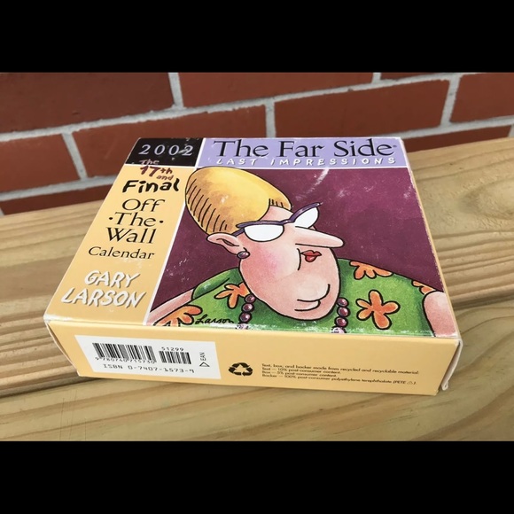 Gary Larson The Far Side 2002 Daily Desk Calendar 17th and Final Off the Wall - Picture 4 of 12